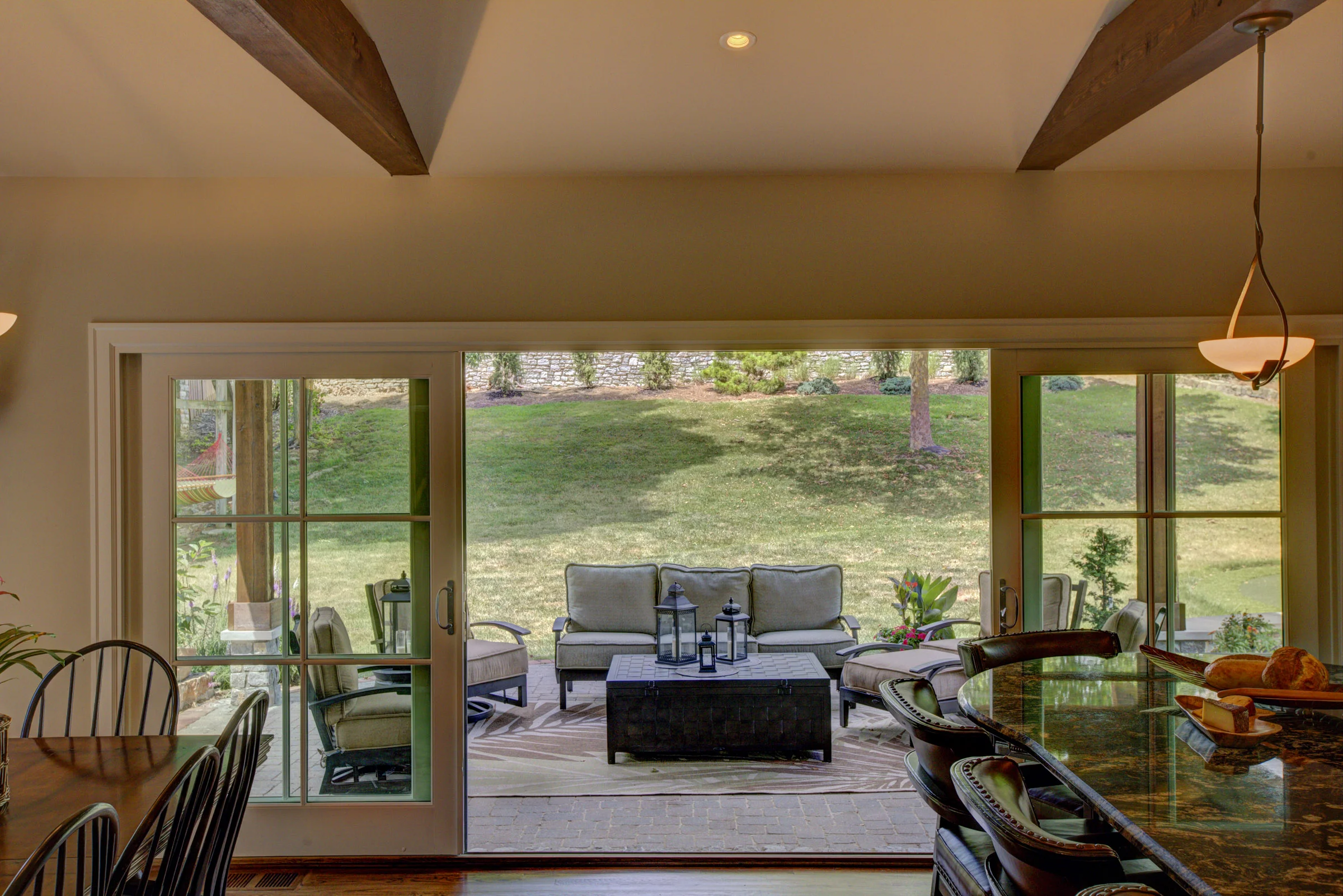 Andersen Eagle Frenchwood gliding patio doors (installed 2014)