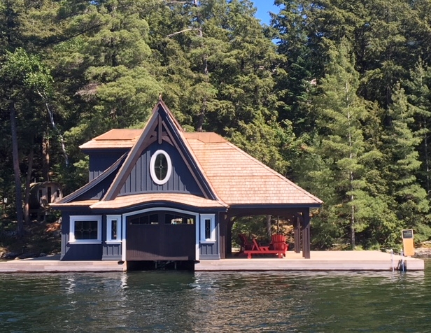 VICTORIAN REVIVAL BOATHOUSE