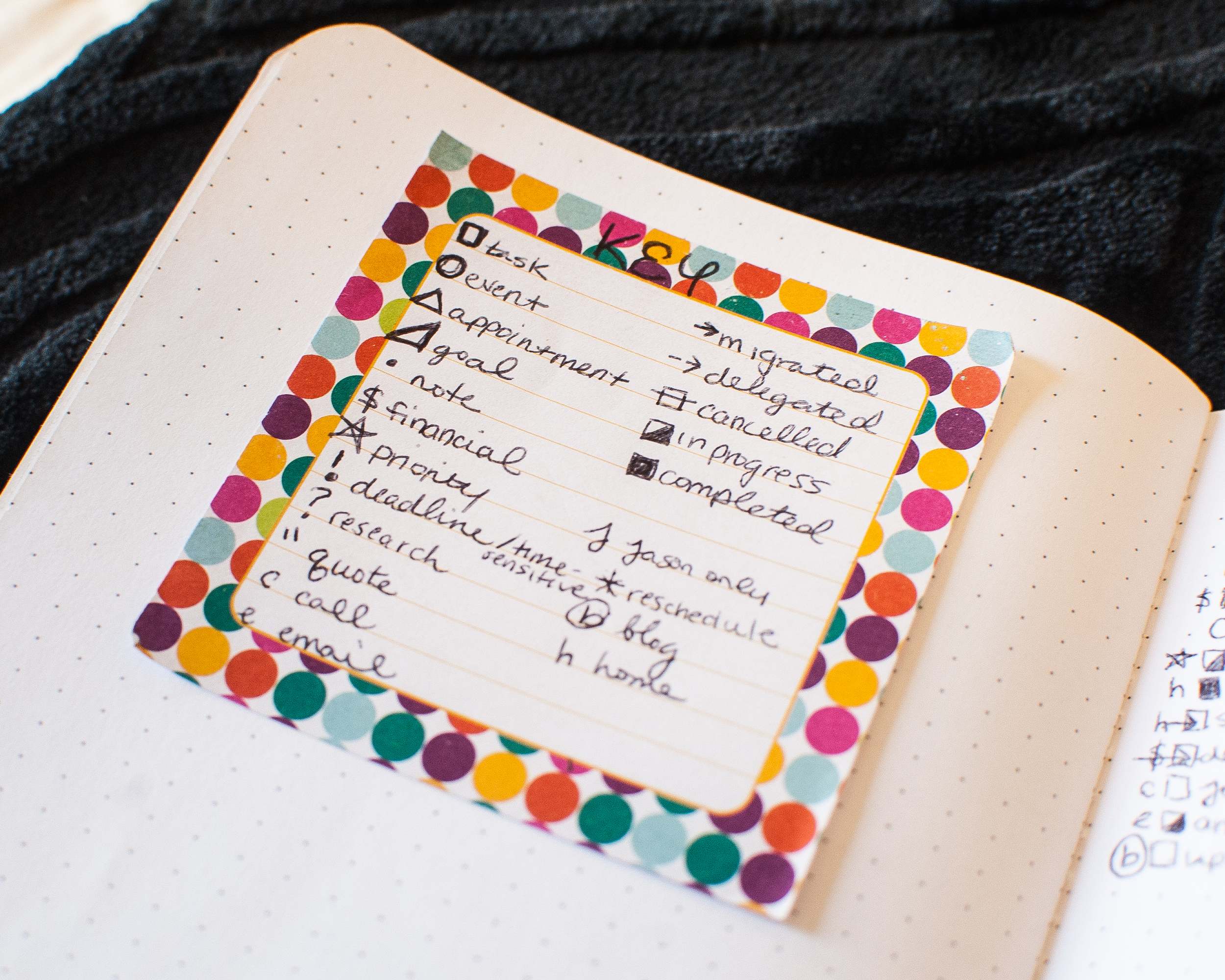 How to Deal With Bleeding and Ghosting in Your Bullet Journal ⋆ The Petite  Planner