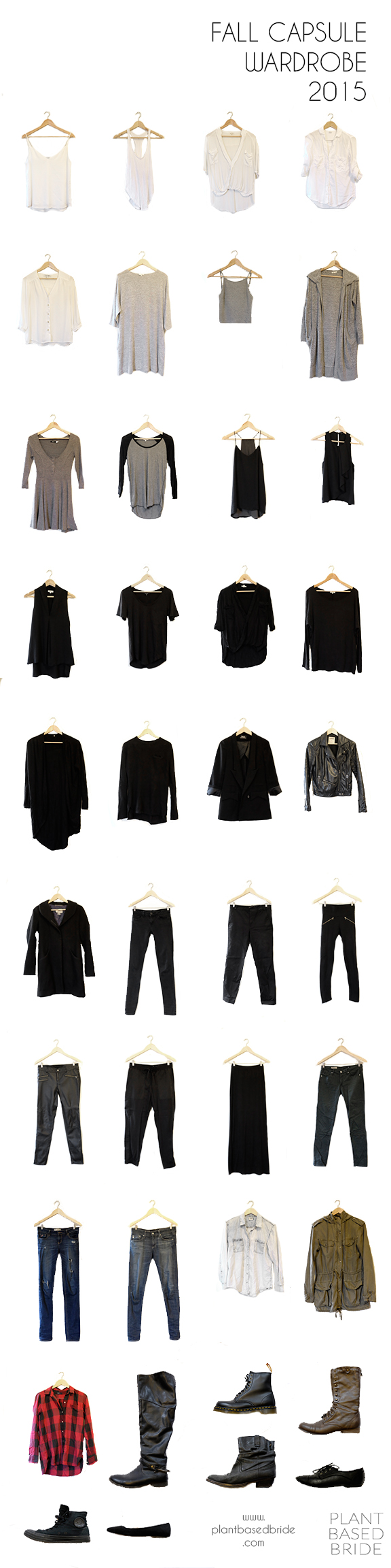 Fall Capsule Wardrobe Plant Based Bride