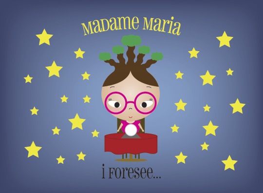 Set of 24 Personalized "I Foresee" Greeting Cards