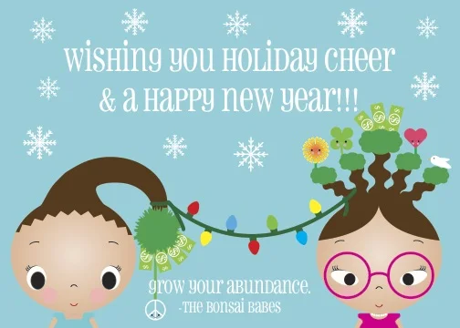 NEW and Specially Priced!!!: "Grow Abundance" Holiday/New Year Card
