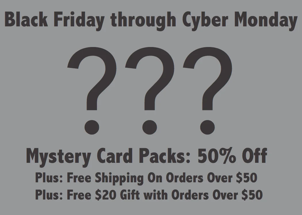 Black Friday, Small Business Saturday, Cyber Monday Special