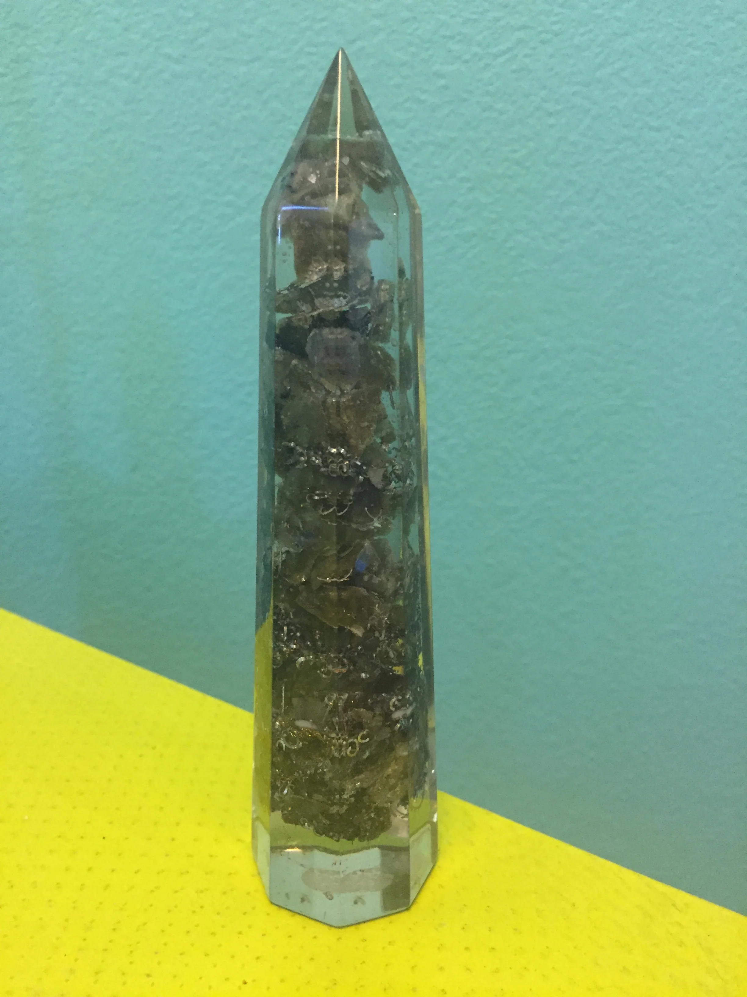 Crystal & Resin EMF Protector Towers & Online Reading