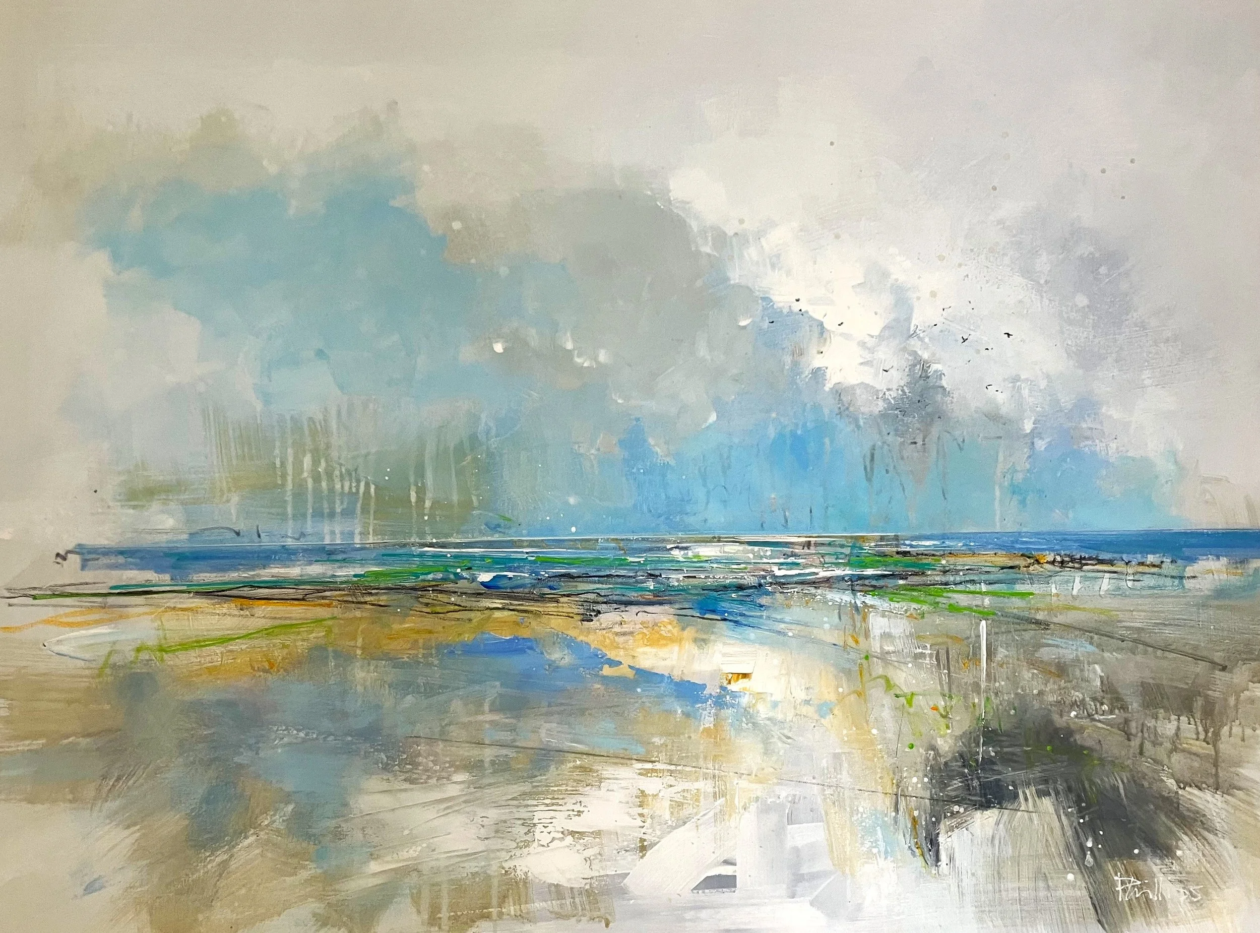 Spring Seascape (E Lothian).JPG