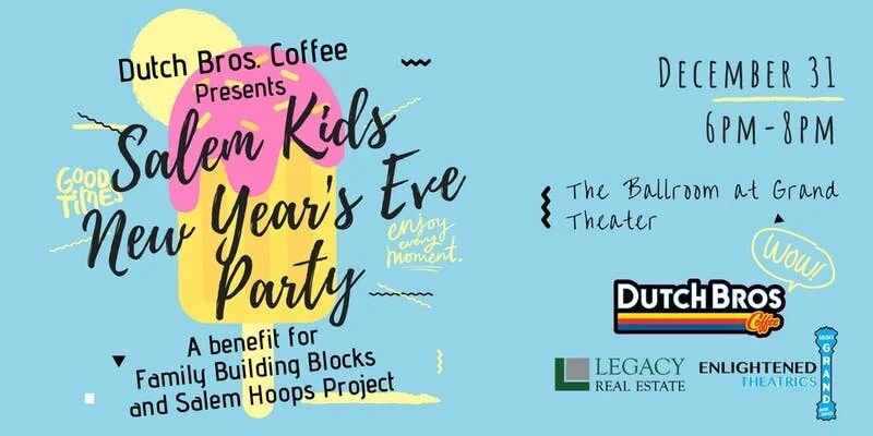 Salem Kids New Year's Eve Party Counting Down to 8:00pm