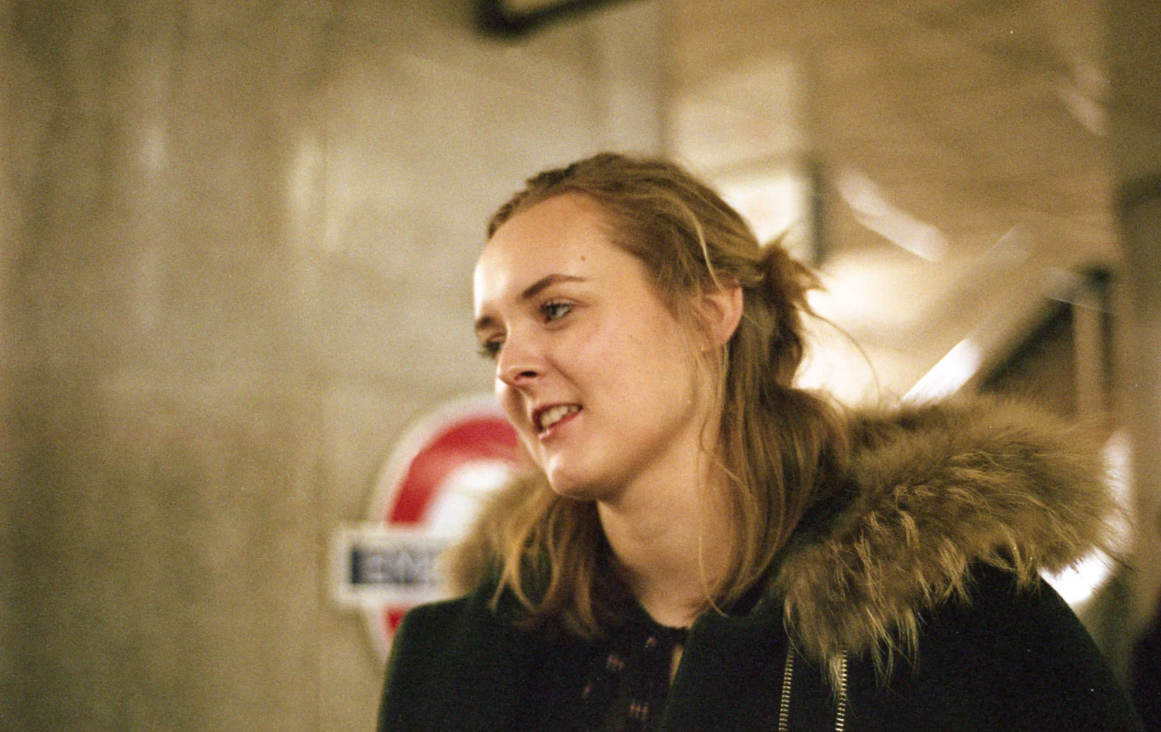 Taylor at Embankment Station, 2017