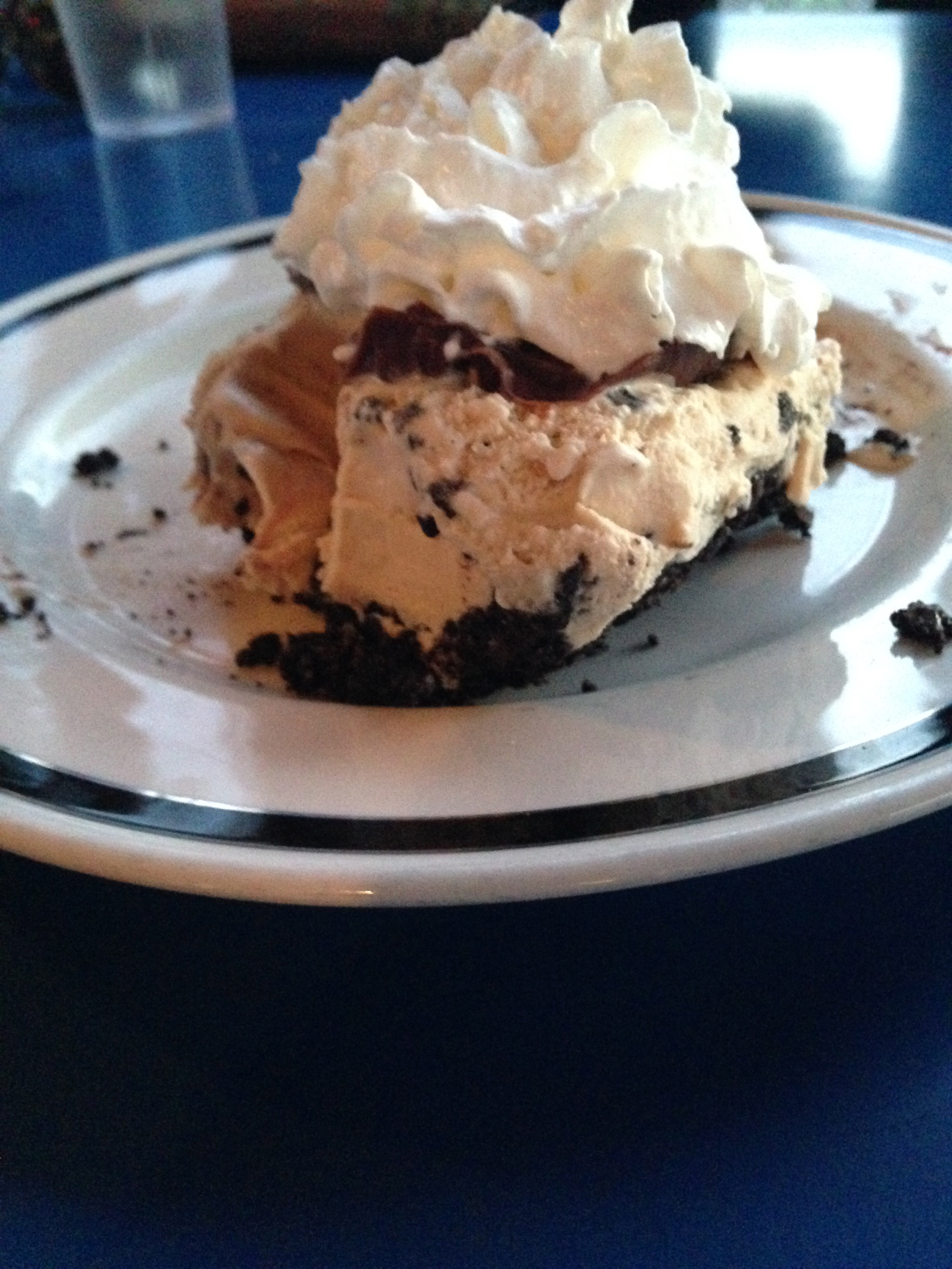 The Methow Mud Pie at East 20 Pizza tasted amazing after a 50-mile bike ride in the hot sun.