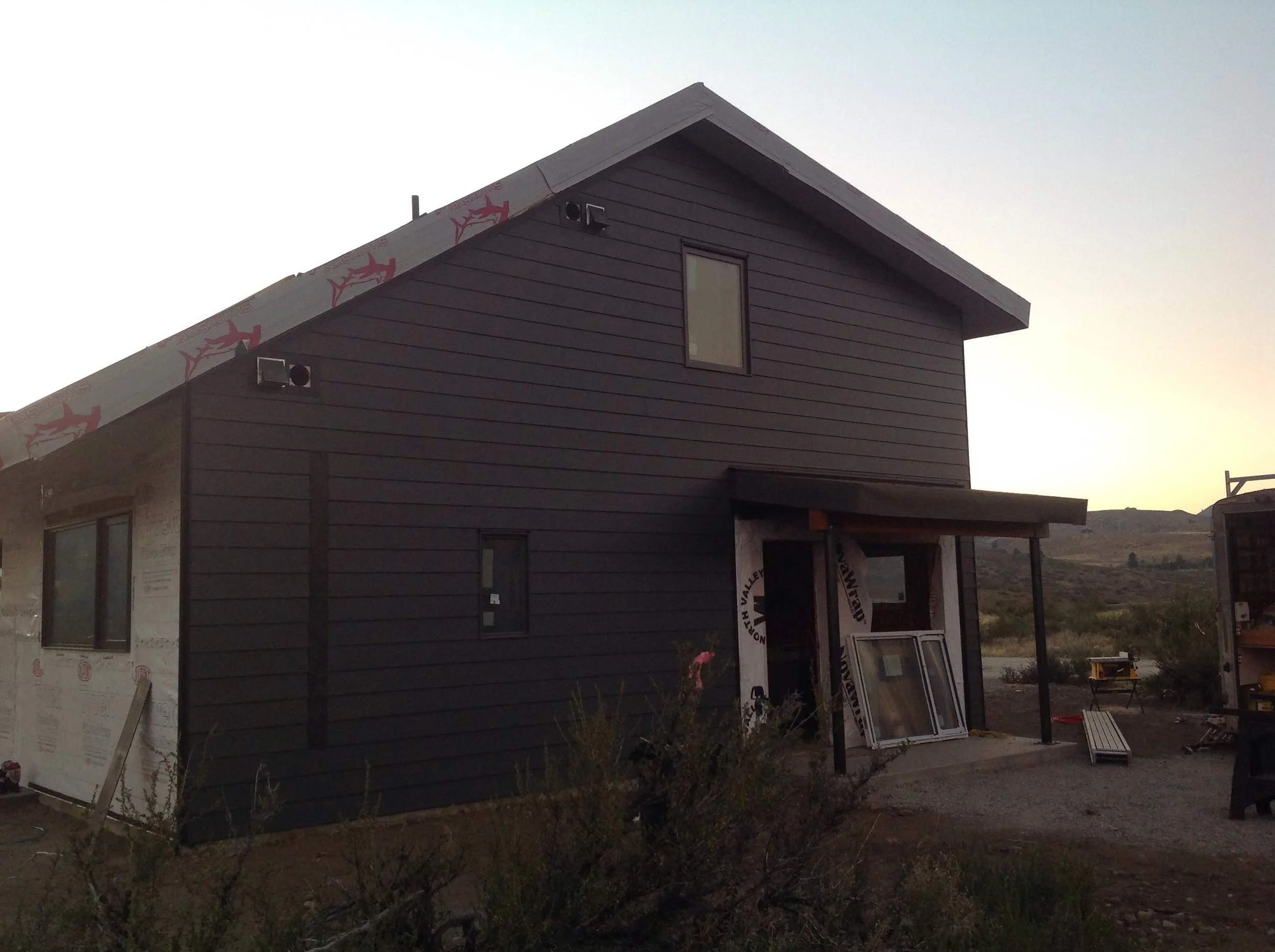 Zero-energy house siding