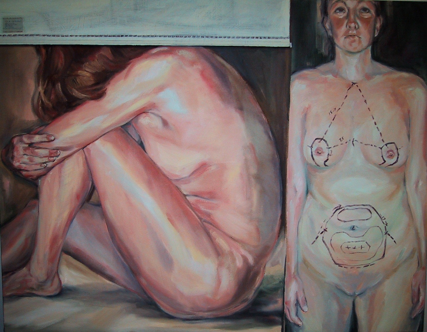   Flesh As Fabric &nbsp; o/c &nbsp; 48" x 60"  