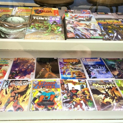 We have out of print graphic novel and vintage video games in stock!