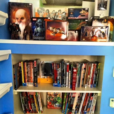 We have a selection of graphic novels from all different comic companies.