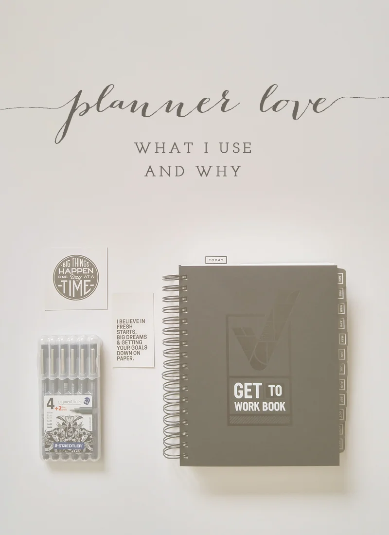 planner love | get to work book