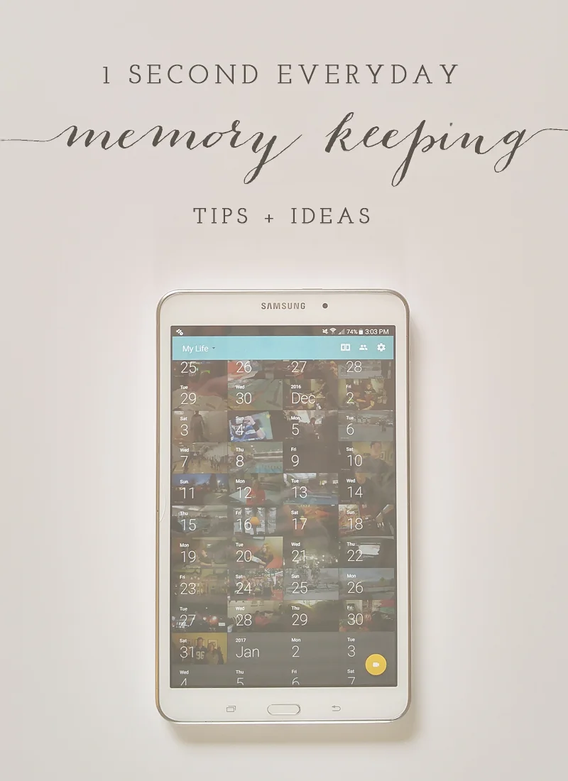 why I love the one second every day app