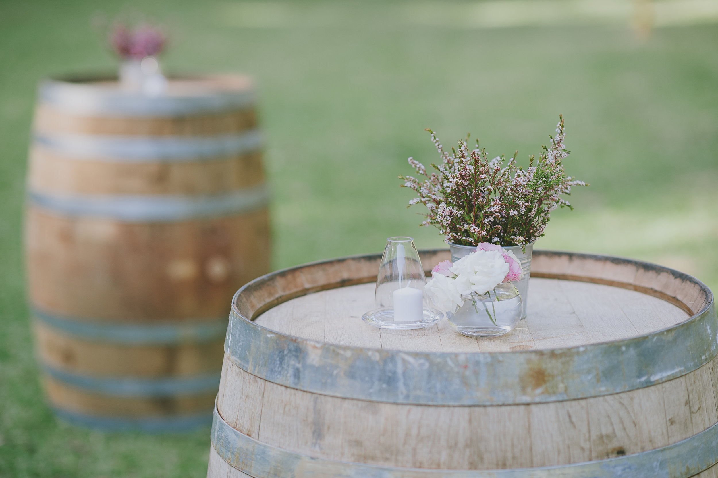 Wine barrels