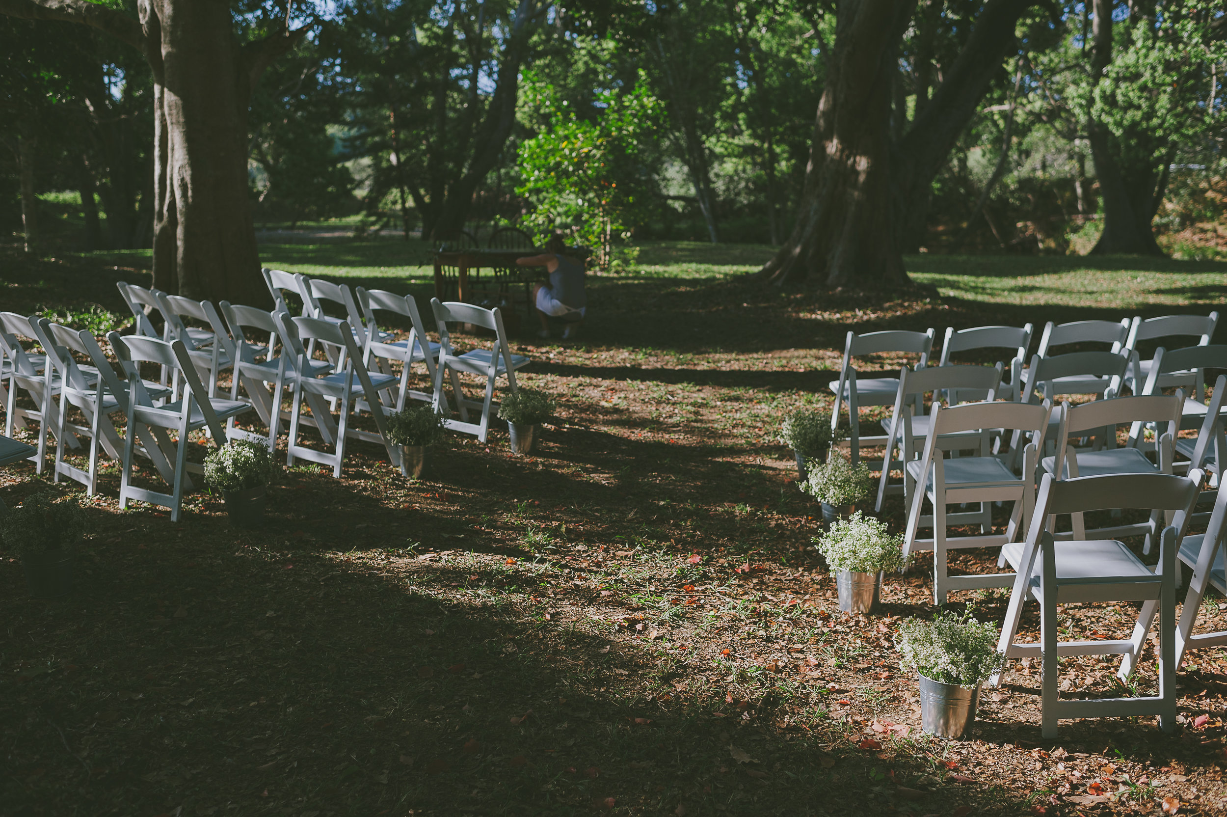 Wedding ceremony chairs