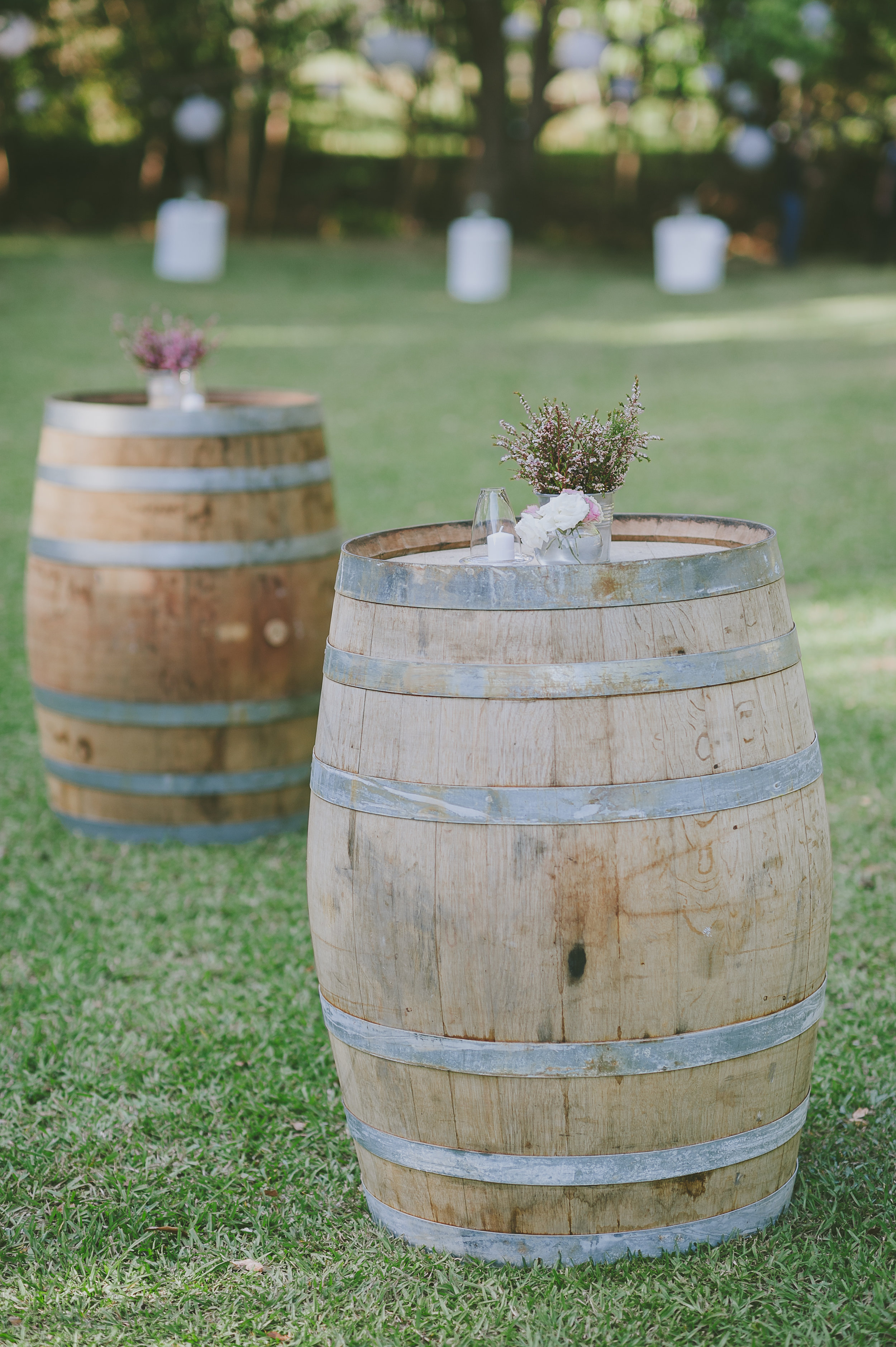 Wine barrels