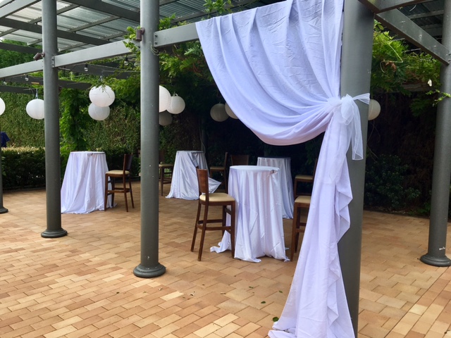 Draping and bar tables