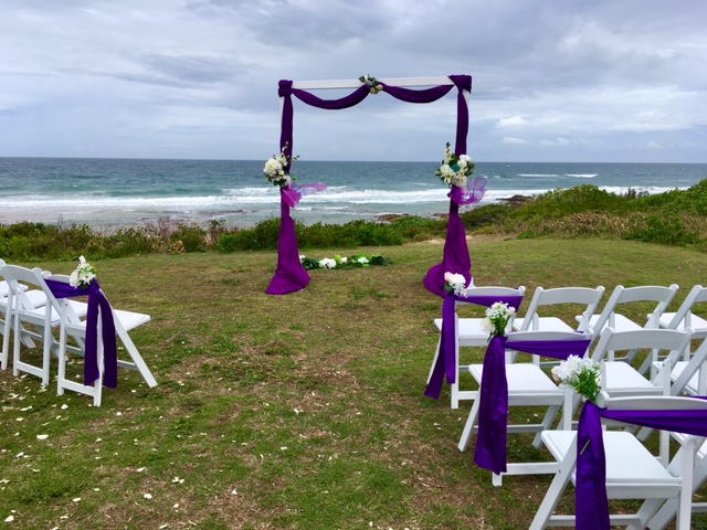 Cadbury purple themed wedding