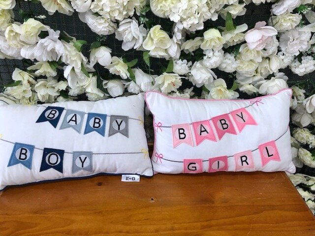 Baby girl or boy cushion