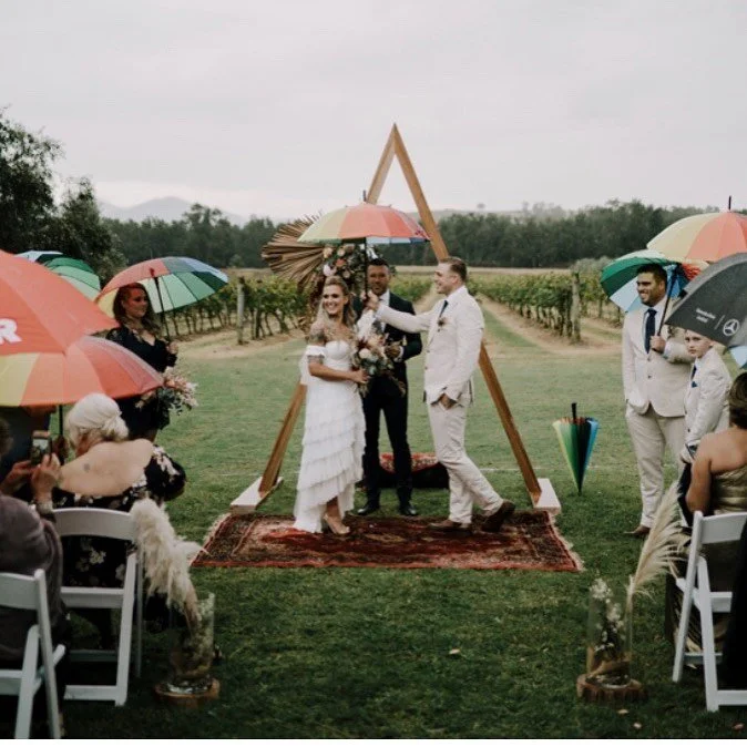 Karley and Josh 💞 Nothing could dampen the spirits of these two gorgeous humans on their wedding day.  Talk about being meant for each other ... what a pleasure it was to help make it the best day of their lives ! (Karley&rsquo;s words 🥰) Photograp