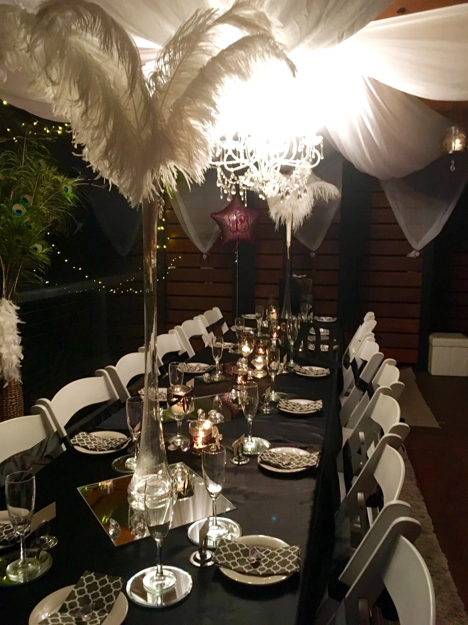 For the table — Celebration Set Ups