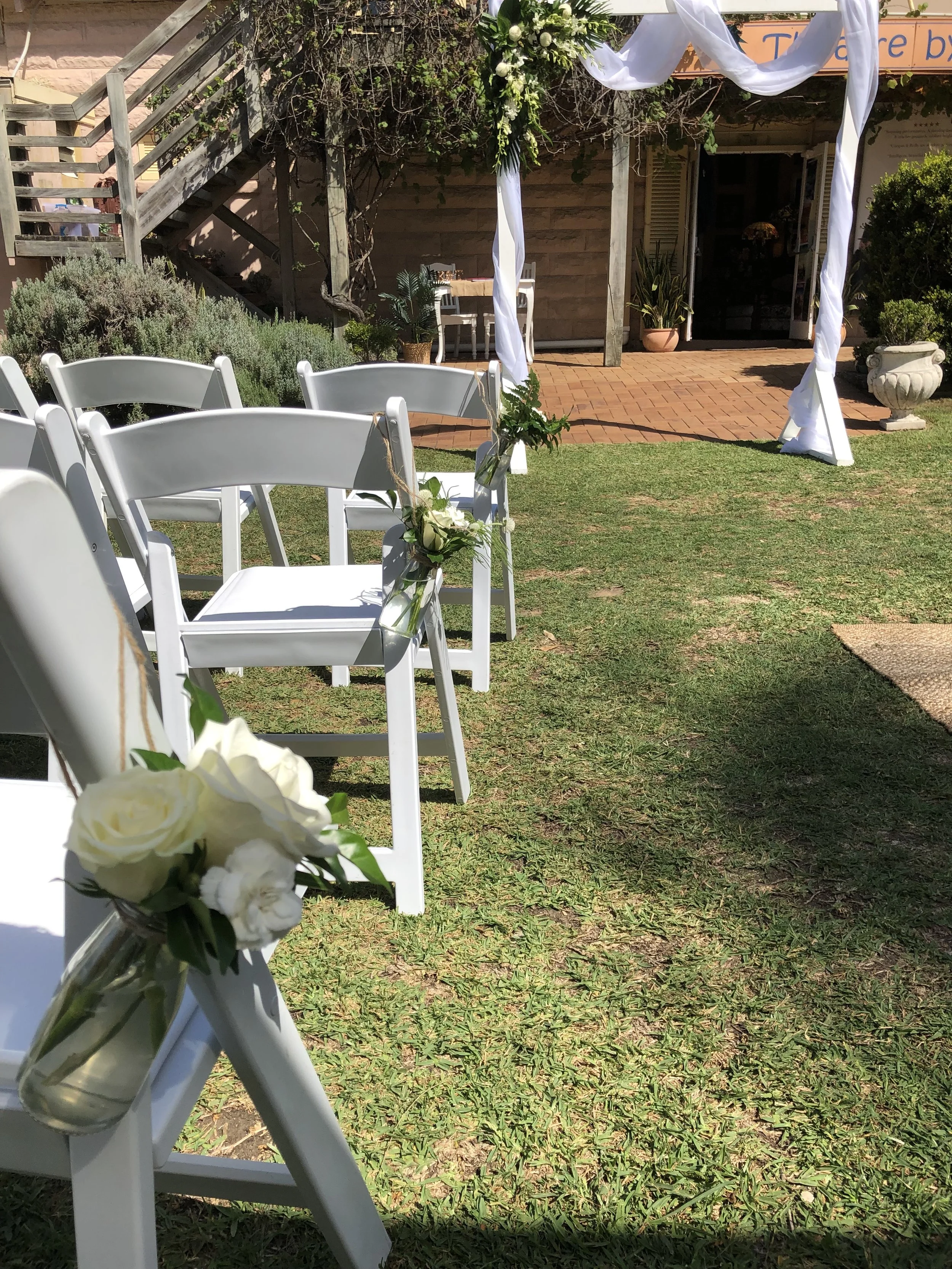 Chair decor — Celebration Set Ups