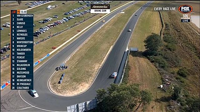 Another epic weekend for the #armorall LiveHD drone in Tassie for #supercars