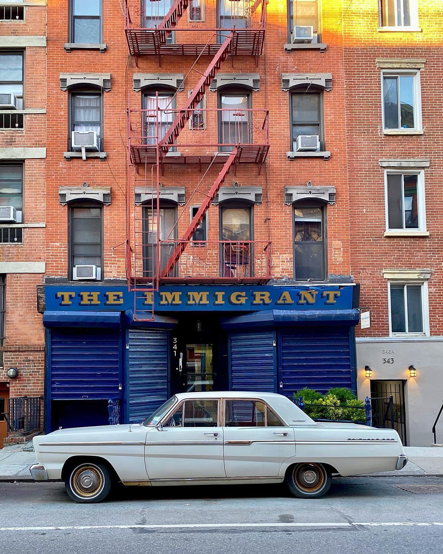 Posted @withregram &bull; @reallifeofnyc 🌞 The most photographed car in the East Village. @theimmigrant_nyc 
.
.
.
.
#vintagenyc #oldnewyork #classiccars #vintagecars #carcollector #eastvillage #newyorkcity #nyc #nycityworld #nycphotos #nycphotograp