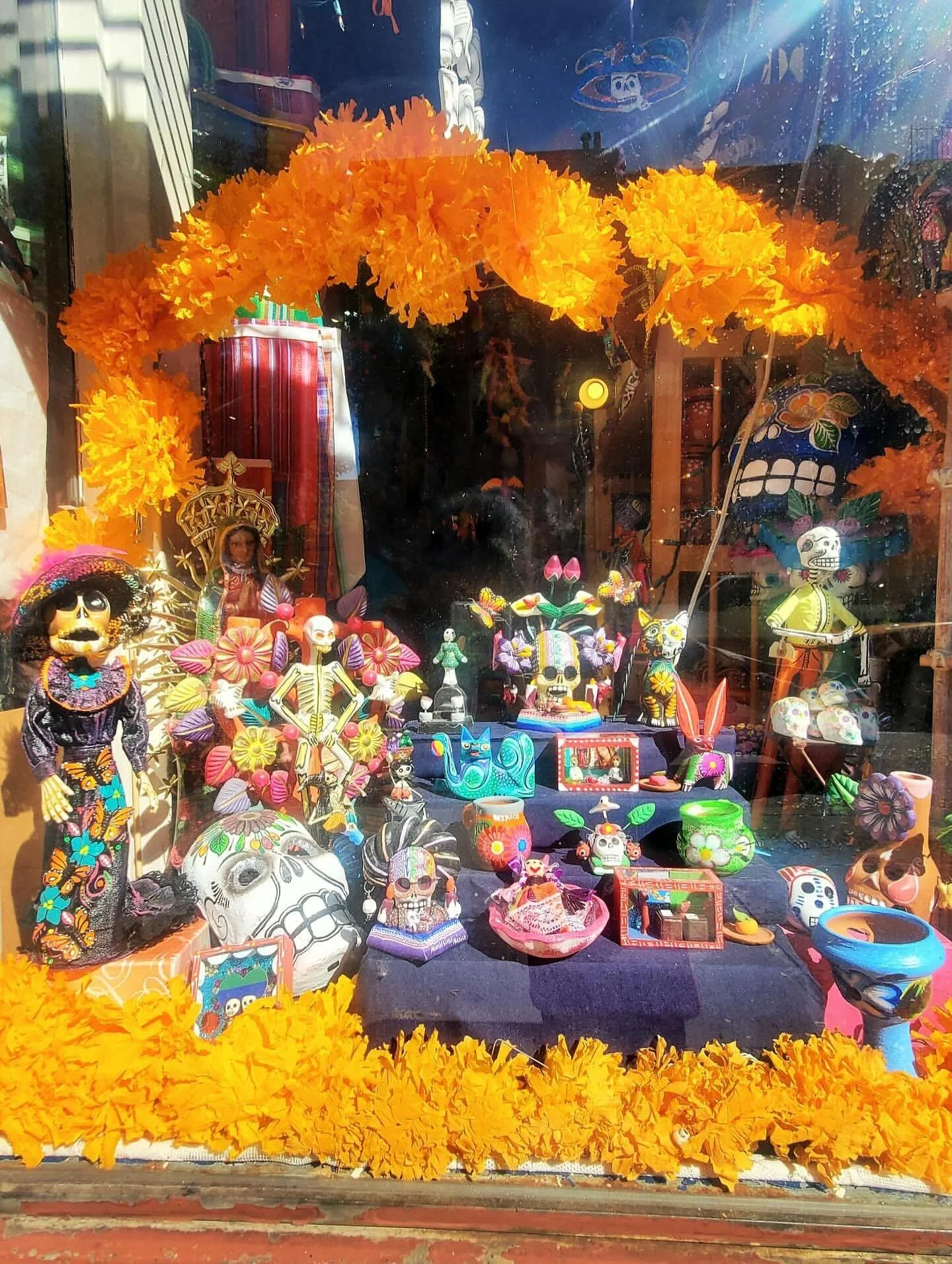 Posted @regram &bull; @gvshp_nyc The dead live among us&mdash;and @lasirena_nyc at 27 East 3rd Street makes sure we celebrate them in style!

Step into this tiny East Village shop and you&rsquo;ll find a kaleidoscope of Mexican folk art: sugar skulls