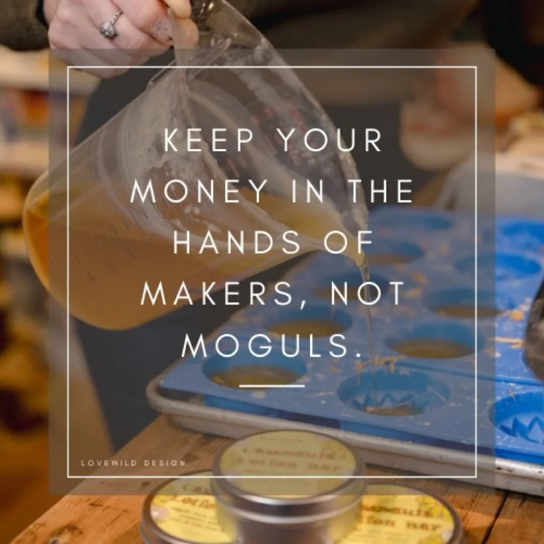 Well put from @lovewilddesign 
Just a little reminder on this Small Business Saturday that supporting local small businesses regularly has a huge impact 💓
&bull;&bull;&bull;&bull;&bull;&bull;&bull;&bull;&bull;&bull;
Get @reshare_app &bull; @lovewild