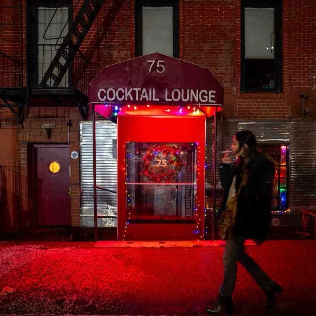 Get @reshare_app &bull; @danielrootphotography New Years Morning (early). New Years Eve (late). A passing smoke. 2) Looking east. Holiday Cocktail Lounge, St. Marks Place, East Village.

&bull;
&bull;
#newyorkatdawn #newyorkbarsatdawn #holidaycocktai