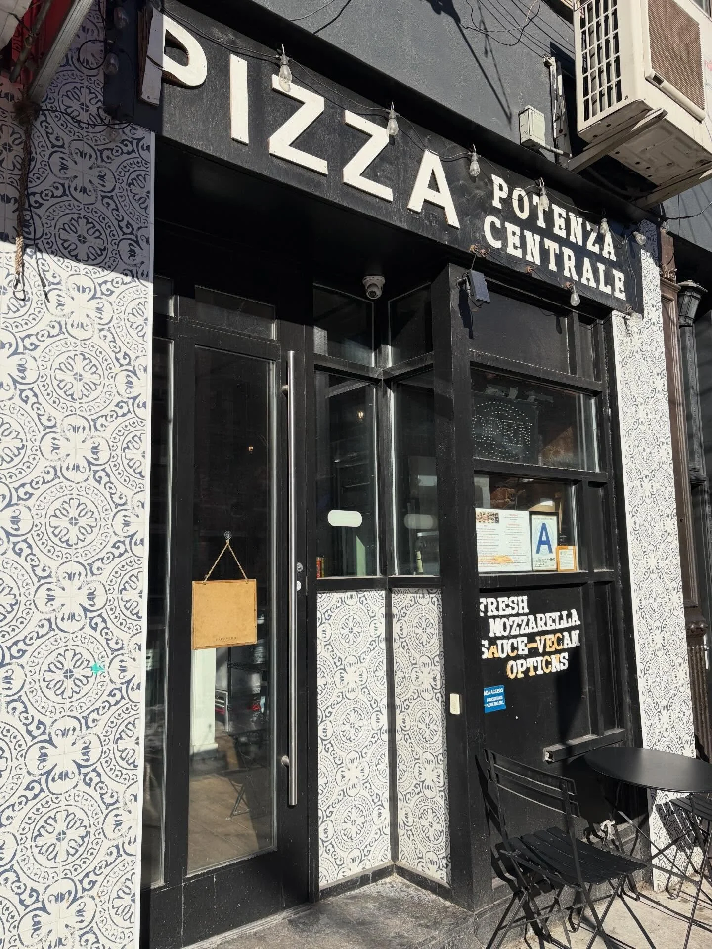 @potenzacentrale 
38 Ave B 

Hours:
Wed-Mon &bull; 12-8pm
Tues &bull; Closed