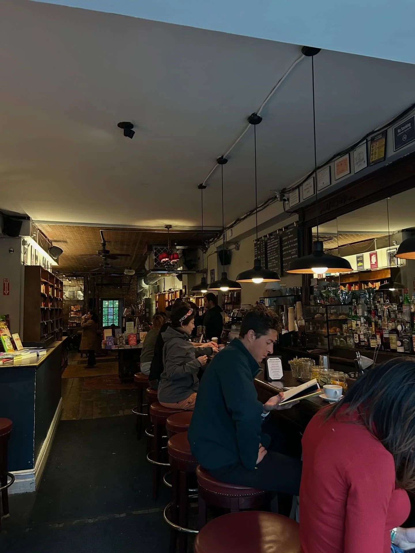 In need of a cozy place to hunker down until spring? Try Book Club Bar! With a full-service espresso and cocktail bar, and all of the newest reads, it&rsquo;s easy to spend a whole day here (good thing it&rsquo;s open 15-16 hours every day!). Not onl