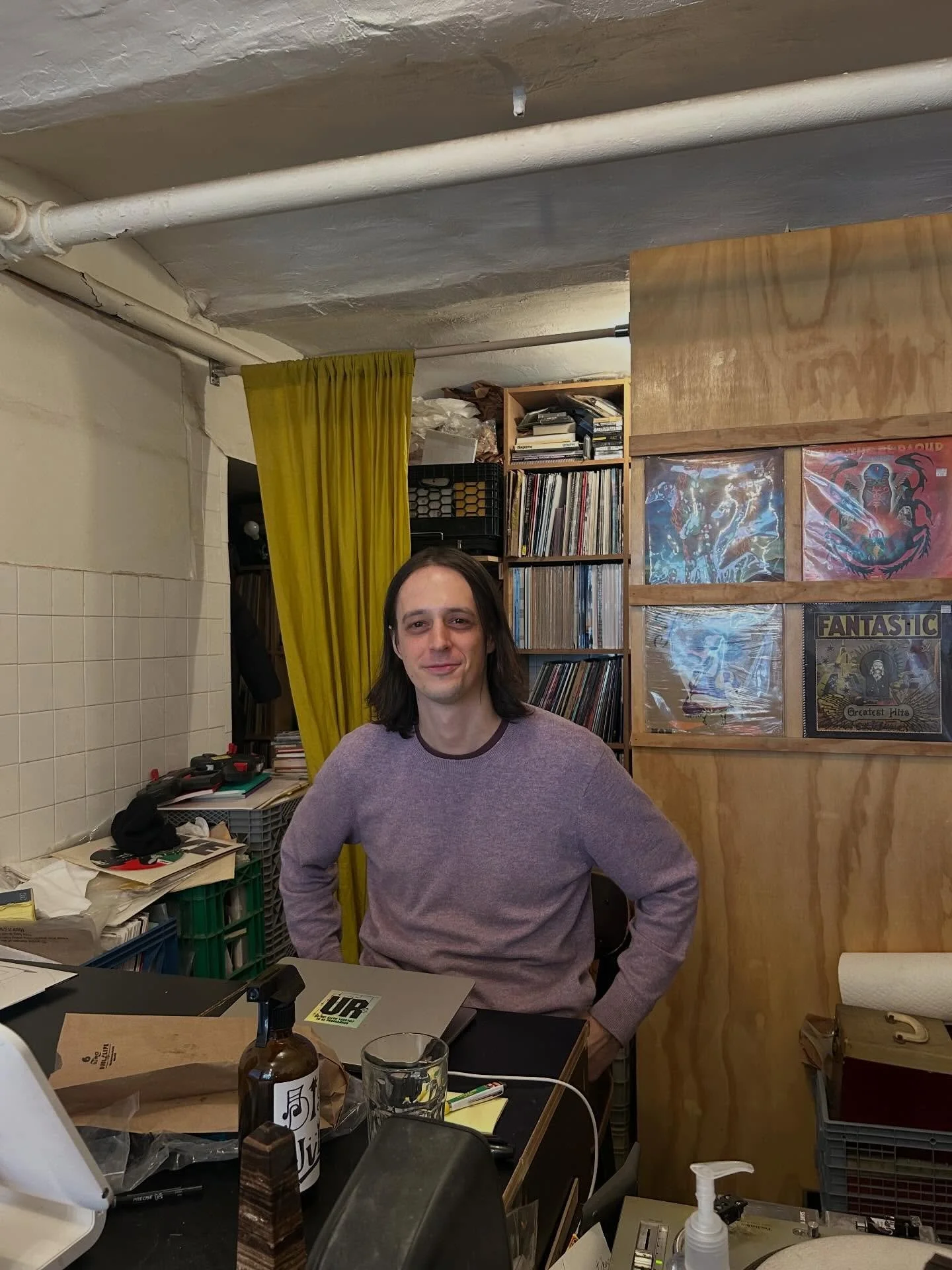 Adrian Rew, of Ergot Records, loves the East Village. 
When asked about his day, he describes what he calls, the perfect East Village day. He started out by chatting with his Postman, George. Then, he went to ACE Hardware @brickmansaceles (55 1st Ave