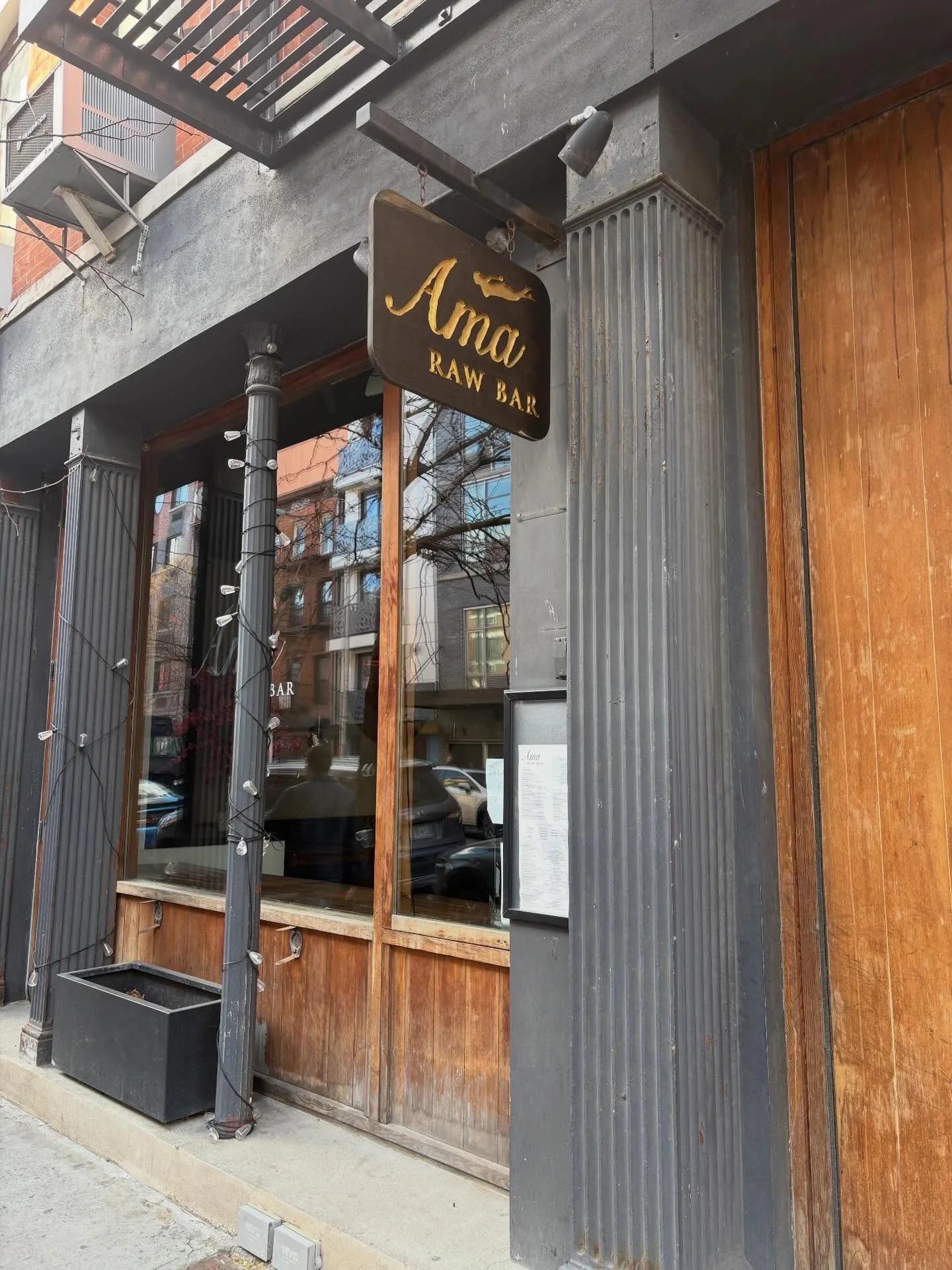 @amarawbar 
190 Ave B

Hours:
Tues-Thurs &bull; 5-10pm
Friday &bull; 5-11pm
Sat &bull; 4-11pm
Sun-Mon &bull; Closed