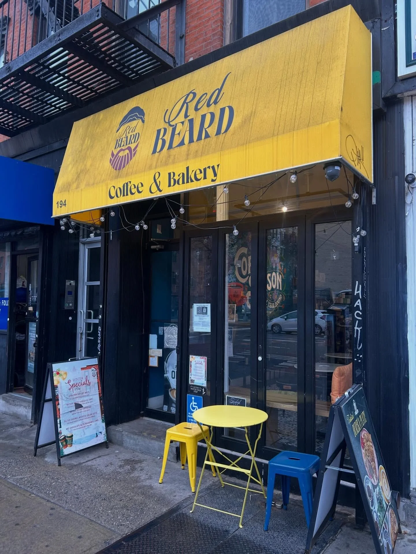 @redbeardcoffeebakery 
194 1st Ave

Open Daily &bull; 7:30am-5:30pm