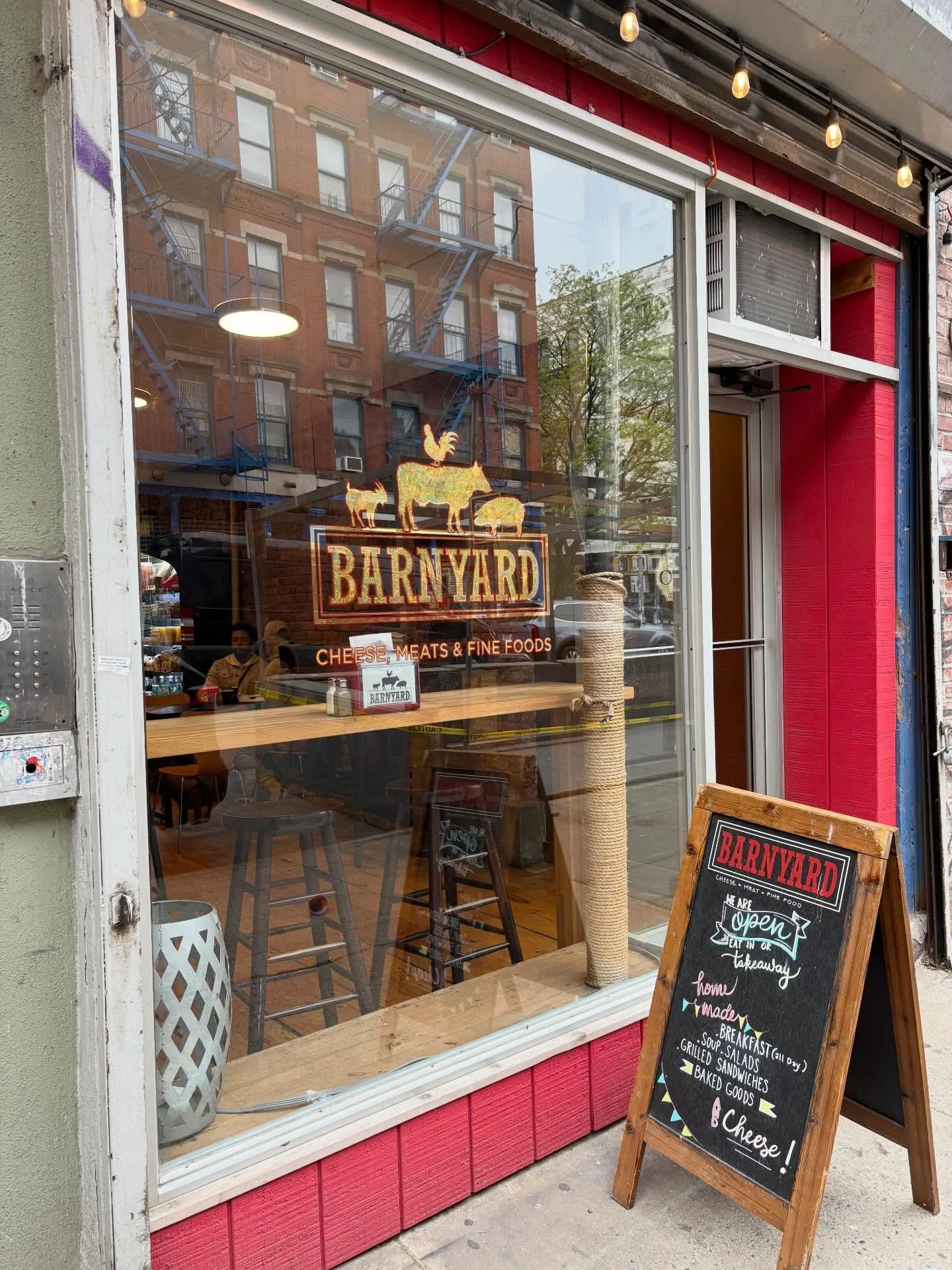 @barnyardcheese 
170 Ave B

Hours:
Mon-Fri &bull; 9AM-7PM Sat &bull; 9AM-6PM
Sun &bull; 9AM-5PM