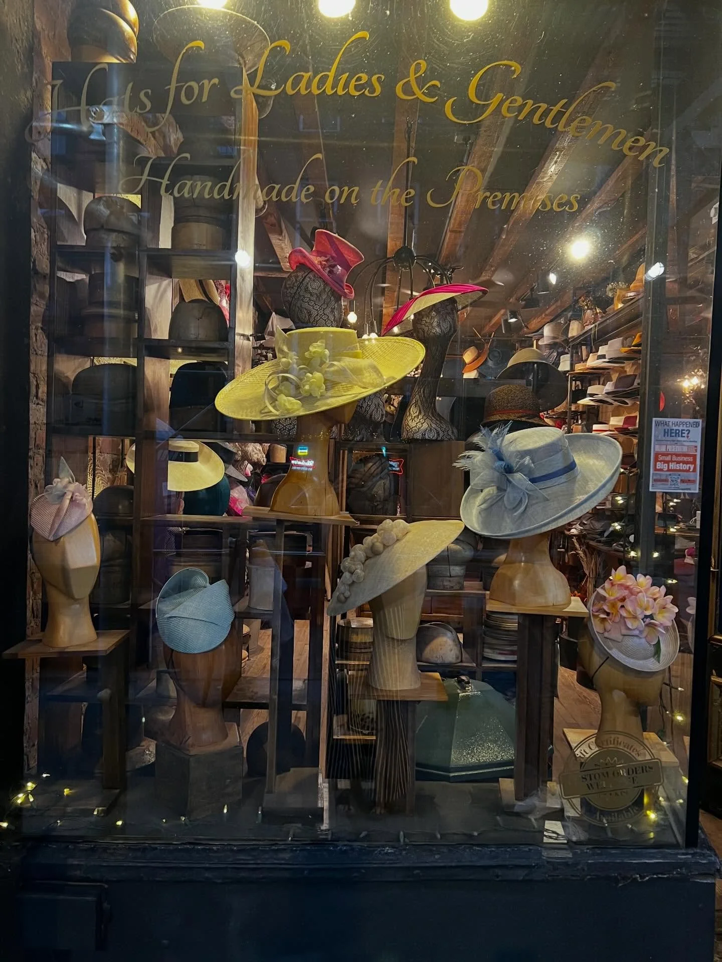 In this cozy 7th street storefront, artisanry is the overarching theme, down to the custom built-ins and work table, crafted by hand specifically for the shop. East Village Hats, the go-to spot for custom hats of all varieties, was established in 199