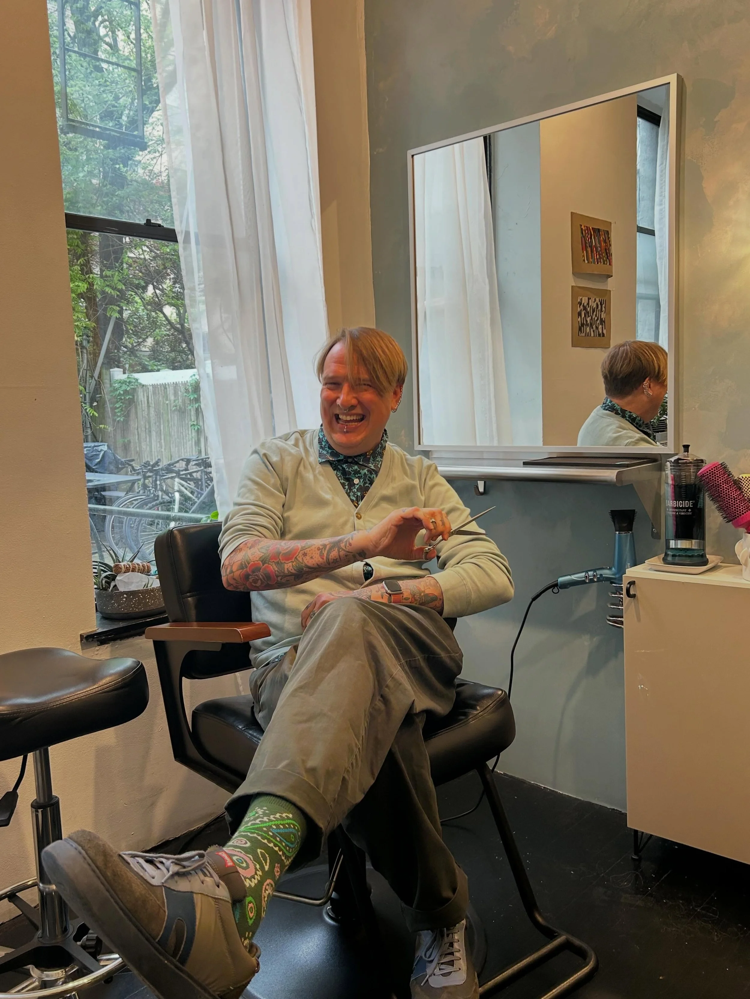 Though today the East Village might seem like a special hair salon district, when Whistle Salon first opened its doors in 2004, there were only four other salons in the area. Now, there are five on the same block alone. Owner of Whistle Salon, Will J