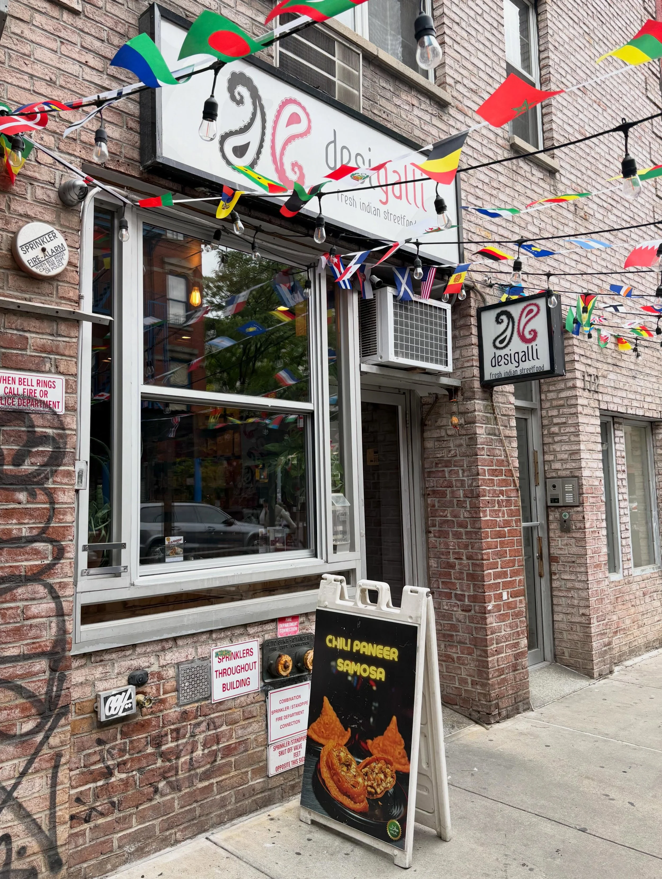 @desigalli 
172 Ave B

Open Daily &bull; 11:30am-11:00pm