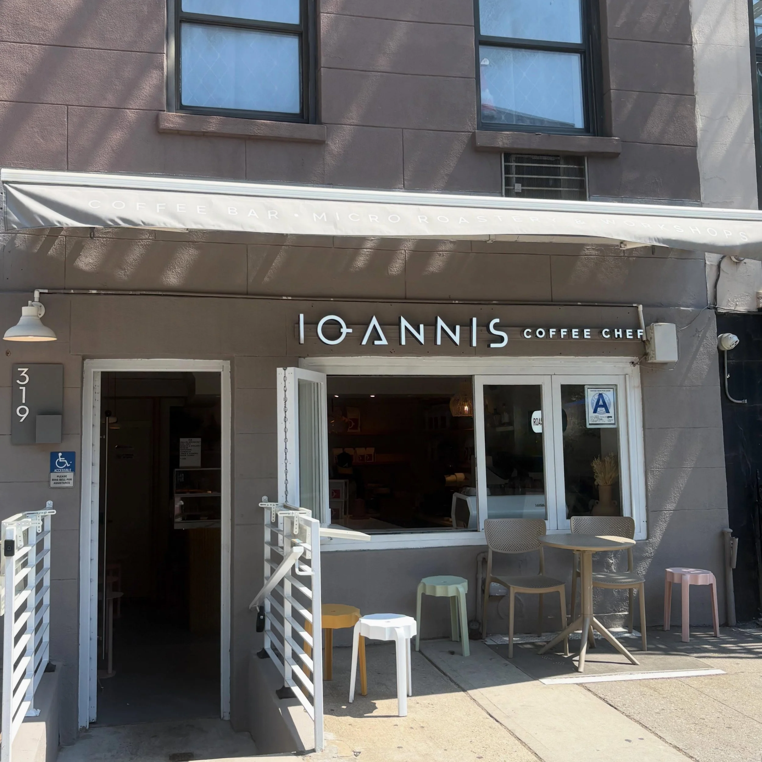 @ioanniscoffeechef 
319 e 14th Street

Hours: 
Mon-Fri &bull; 7:30am-5:30pm
Sat-Sun &bull; 8am-5:30pm