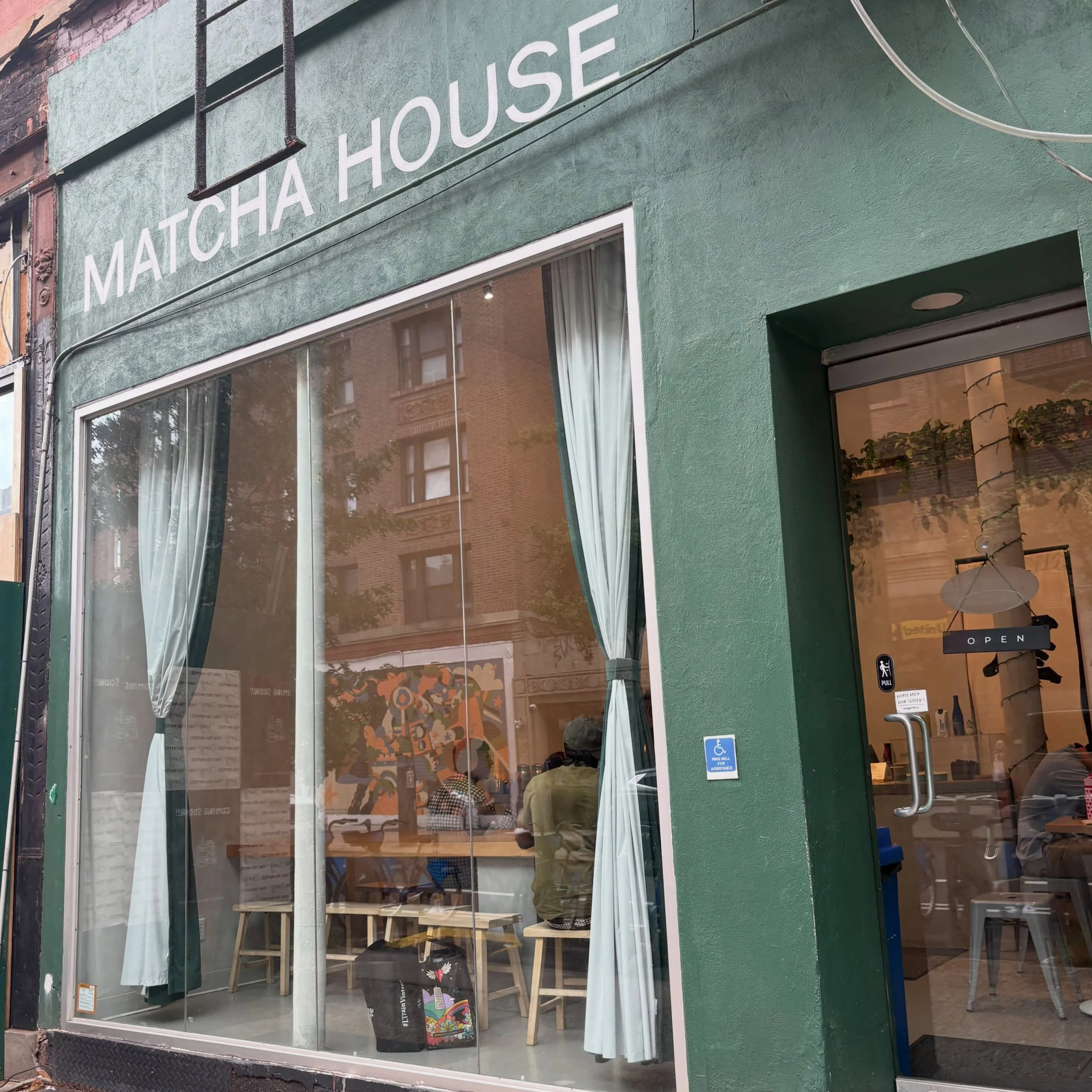 @matchahouse.nyc 
203 e 10th Street

Hours:
Mon &bull; 9am-6pm
Tues-Fri &bull; 8am-6pm
Sun &bull; Closed