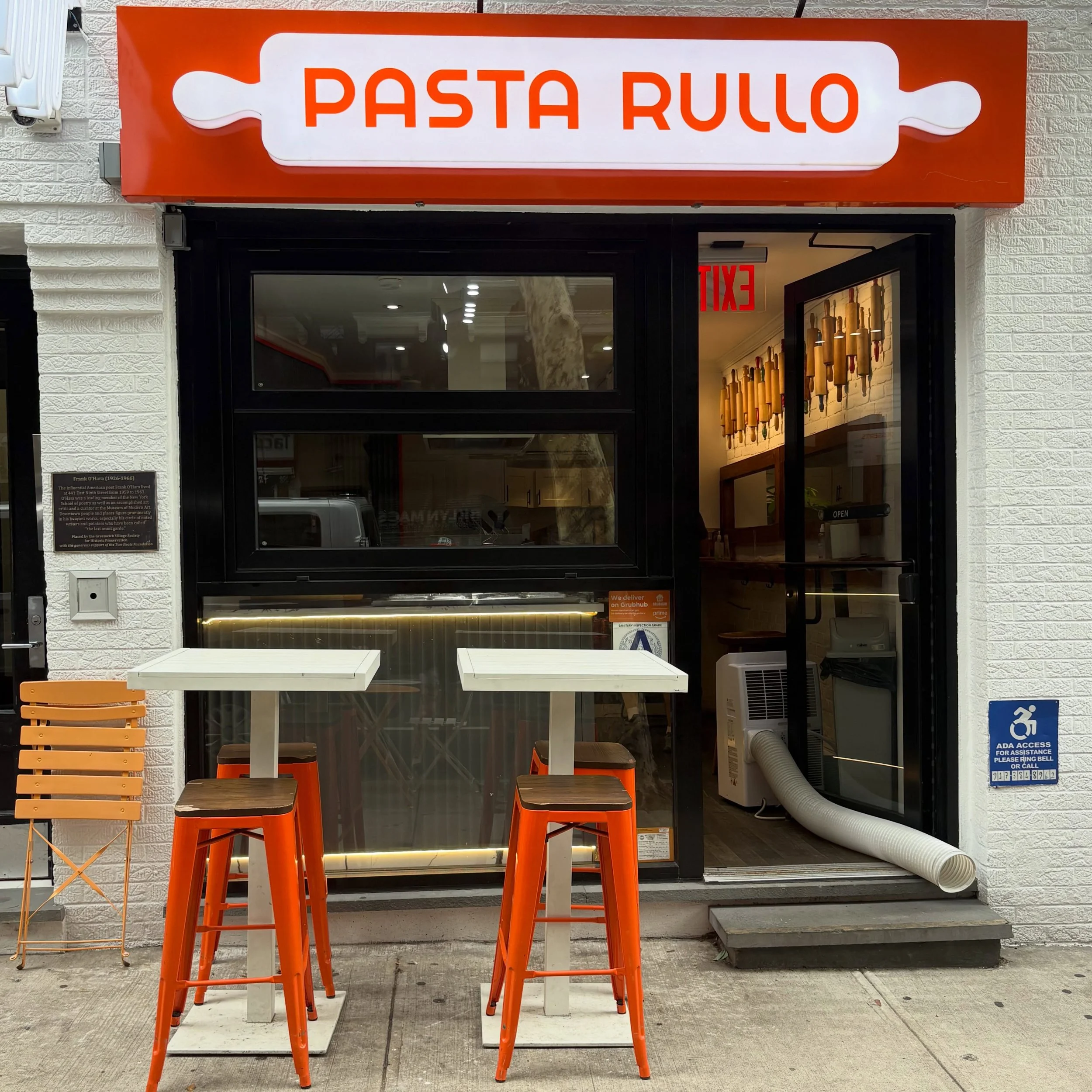 @pastarullonyc 
441 e 9th Street

Hours:
Thur-Tues &bull; 11am-11pm
Wed &bull; Closed