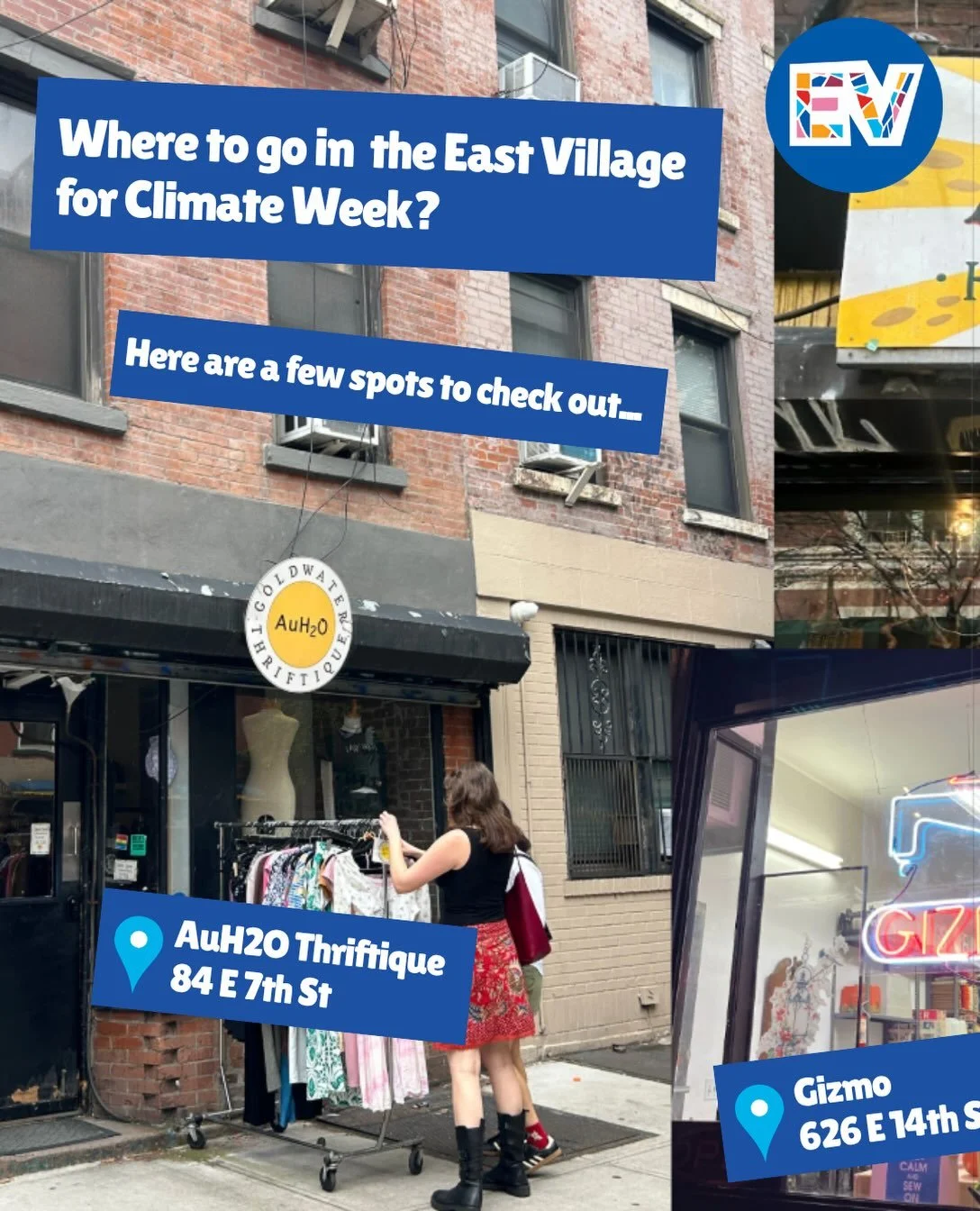 From September 20&ndash;27, 2026, Climate Week NYC is here, with events all over the city. This year&rsquo;s Climate Week NYC will highlight the collective energy and the impact behind climate action. What better place to partake than the East Villag