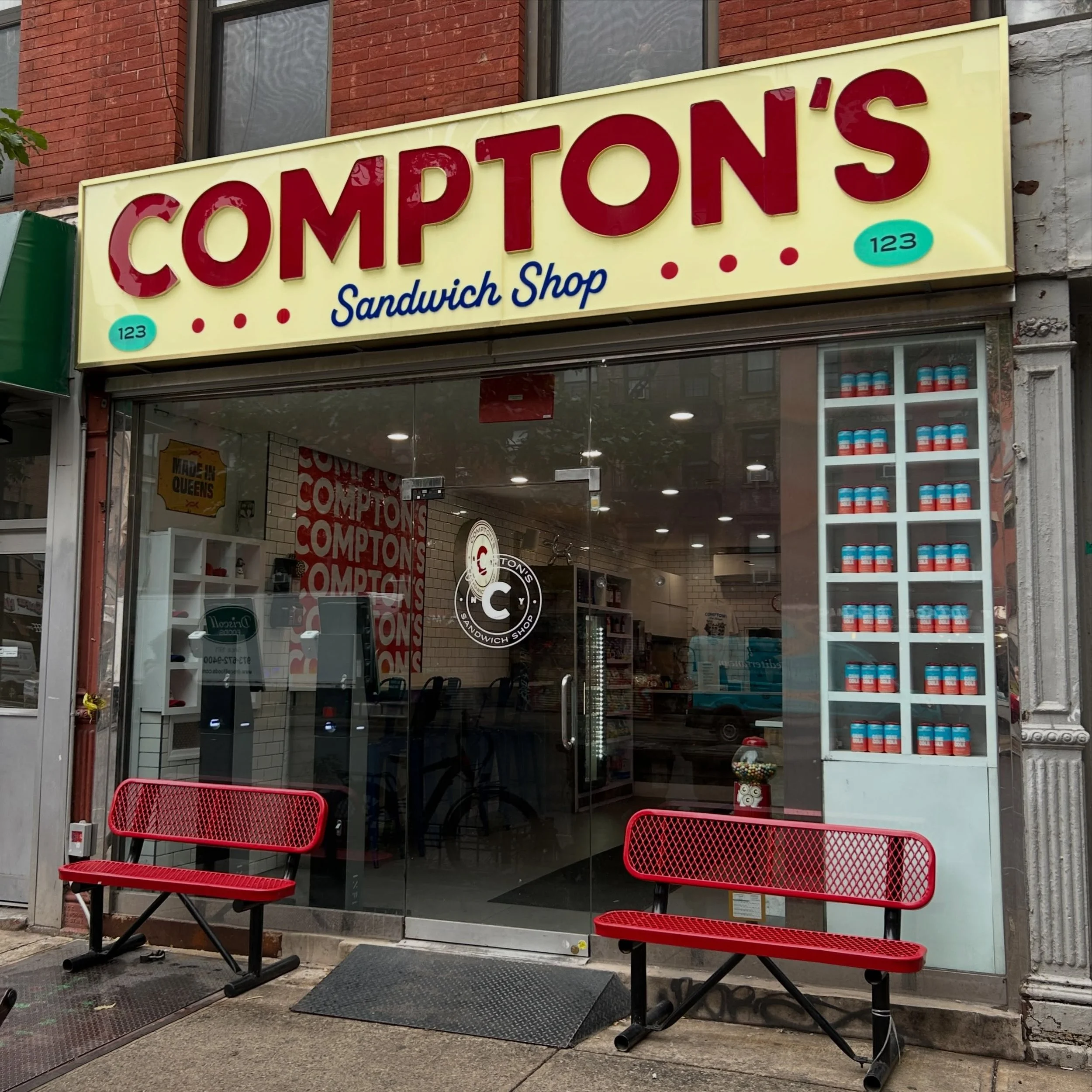 @comptons.nyc 
123 1st Ave

*OPEN DAILY*
9:00 AM TO 9:00 PM

📷: @artbycarpo / @transparentmeans
