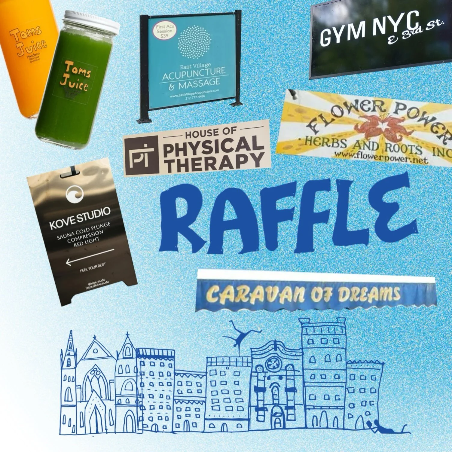 As part of East Village Wellness Week (November 9th - 15th), we&rsquo;re raffling off many wellness goodies donated by local small businesses. Proceeds benefit Cooper Square&rsquo;s Senior Wellness Programming. With tickets starting at $3, there&rsqu