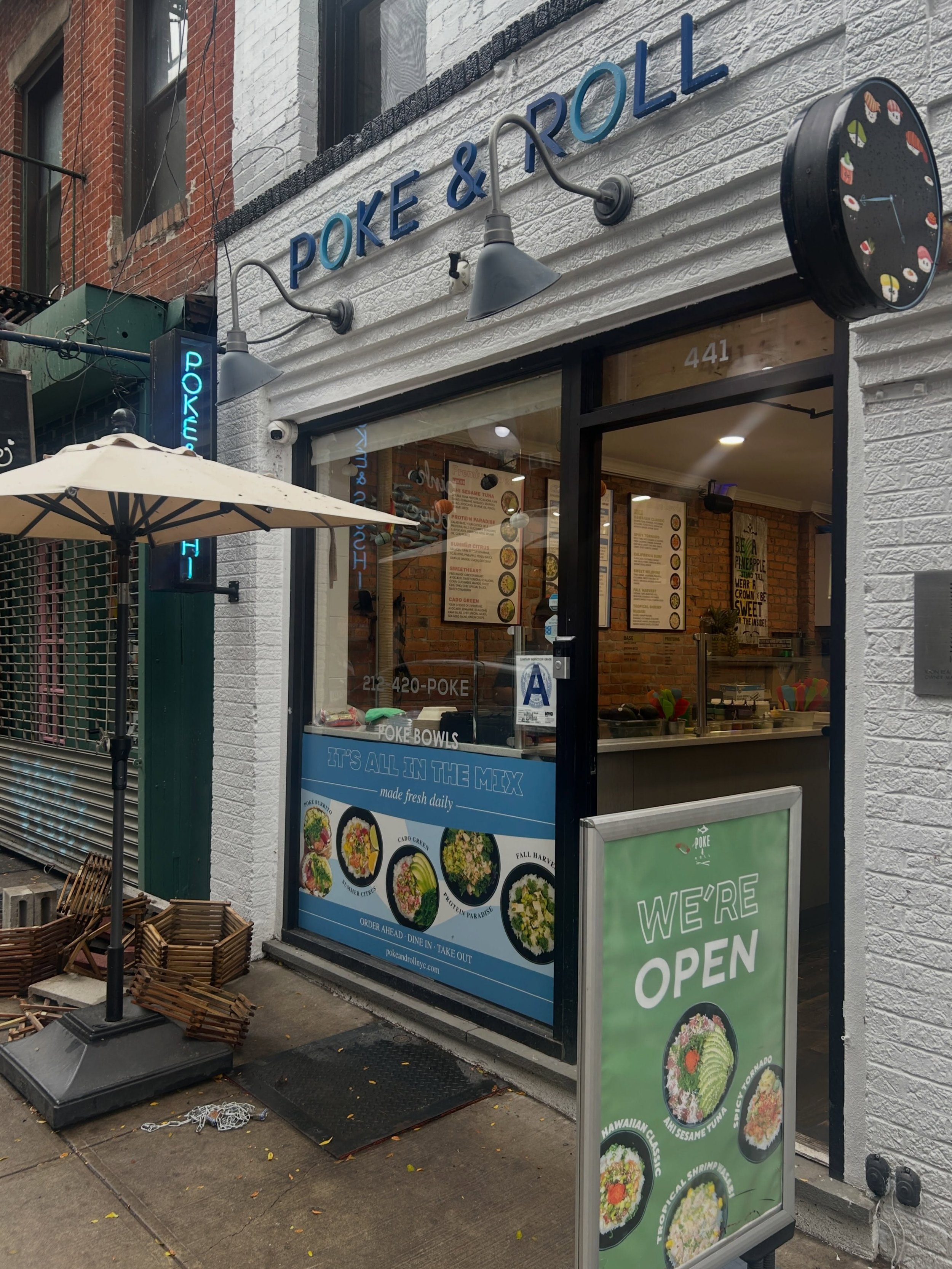 @pokeandrollnyc 
441 e 9th Street

Open Daily &bull; 11am-9pm

📷: @artbycarpo / @transparentmeans
