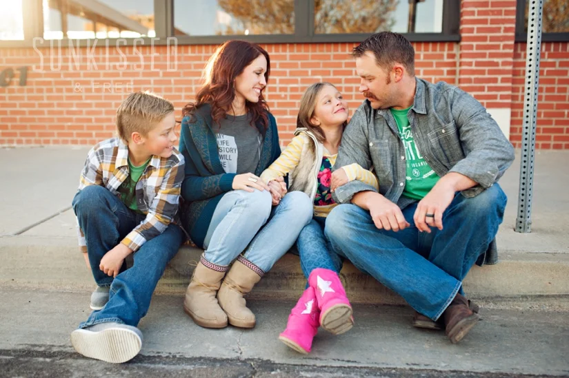 OKC Urban Family Sunkissed & Free Photography