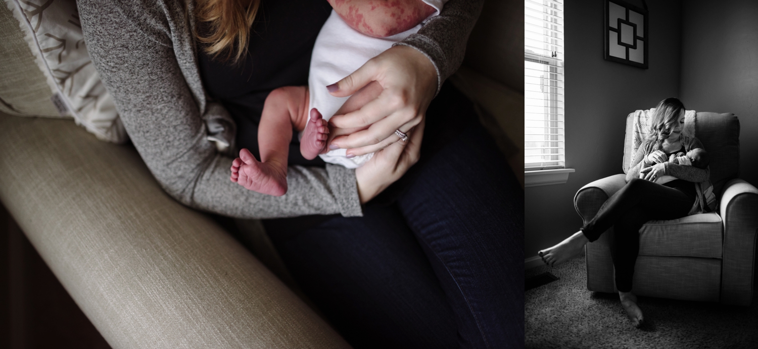 Edmond Oklahoma Newborn Photography At Home